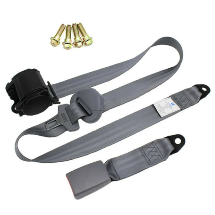 Universal 3 Points Adjustable Car Seat Belt With Sensors Driver Safety Belt Retractable Safety Strap Car Seat Belt
