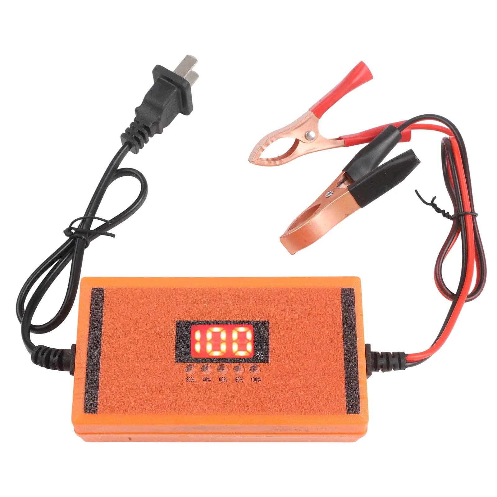 12V 3-20A Car Battery Charger Lead-acid Batteries Charger Fast Charging Car Motorcycle Battery Charger