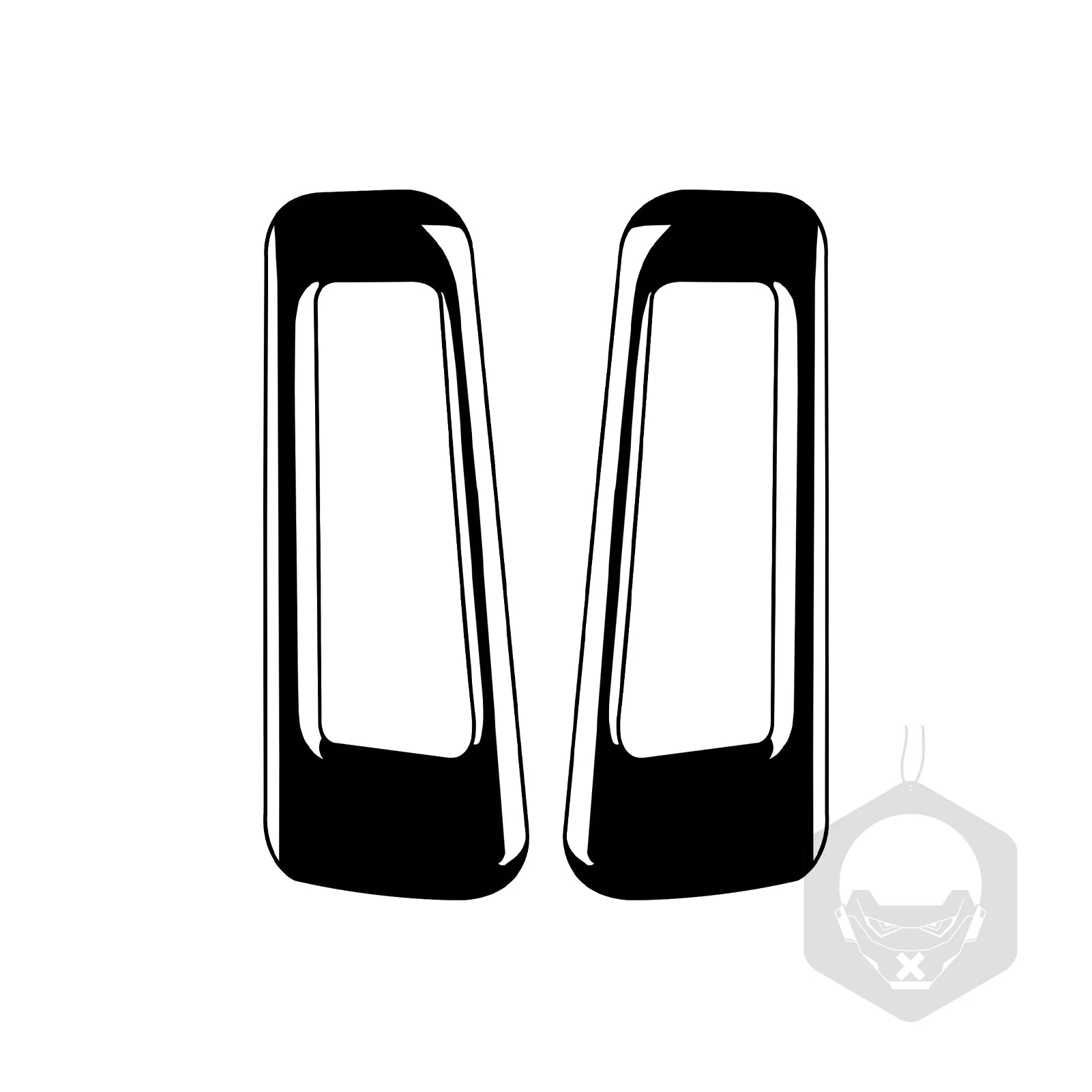 Para Hummer H2 2003 2004 2005 2006 2007 Accesorios para el coche Marco de salida de ventilación de la puerta interior Cubierta embellecedora Pegatinas Modificación