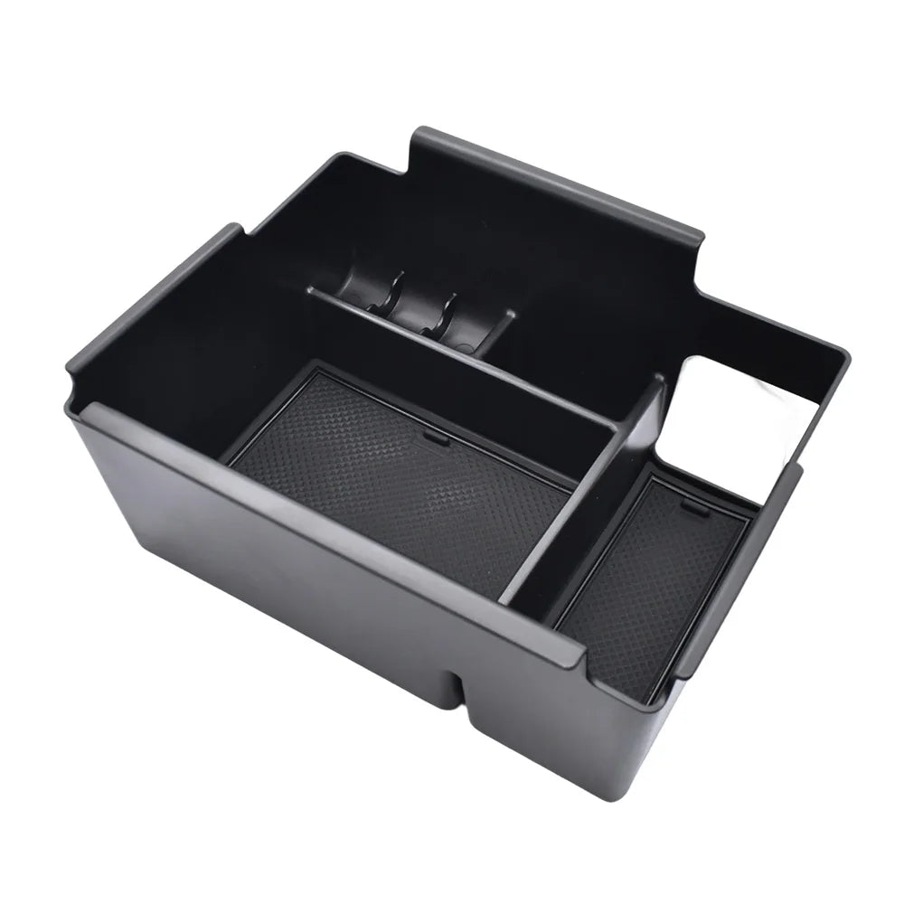 For Ford Explorer 2020 - 2026 Car Armrest Storage Box Interior Accessories Organizers Tray ABS
