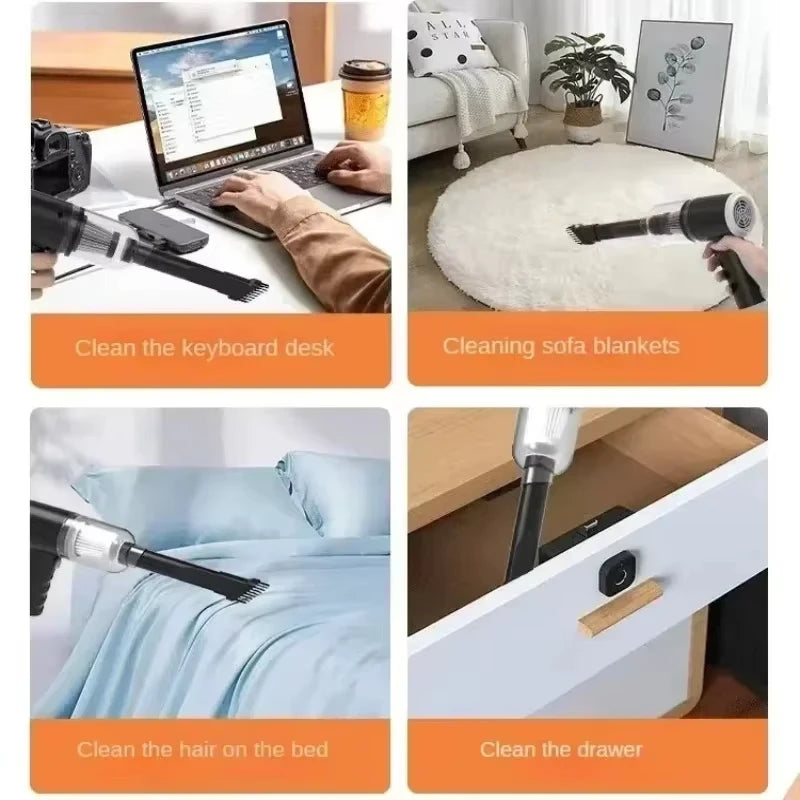Car Vacuum Cleaner 2900000 Pa 4 In1 Powerful Clean Machine Wireless Blowing Suction Portable Vacuum Cleaner household New 2026