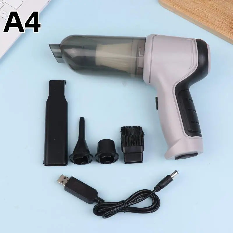 Car Mounted Vacuum Cleaner, Wireless Home and Car Dual-purpose Dry and Wet Vacuum Cleaner, High-power Portable Handheld
