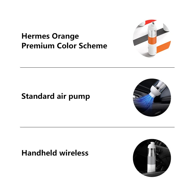 2026 Car Vacuum Cleaner Super Strong Suction Power For Cars Wireless Handheld Small Portable Suction And Blowing Integrated