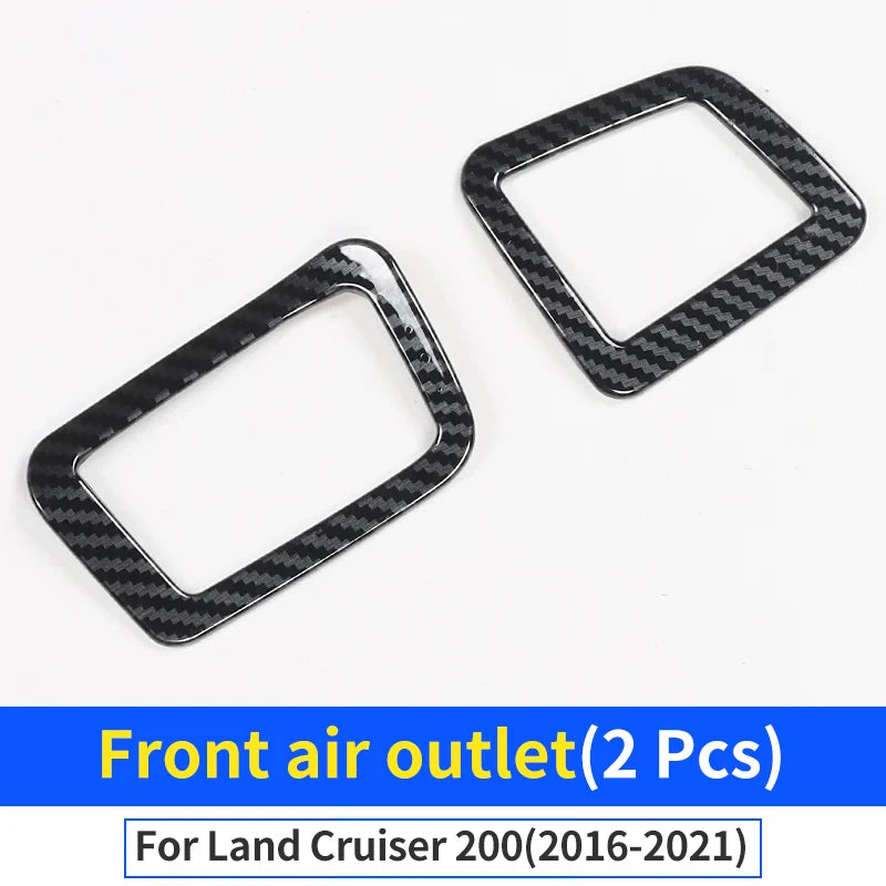 For 2008-2021 Land Cruiser 200 LC200 Interior Design Accessories Upgrade Decorative Car Door Carbon Fiber Texture Handle Panel