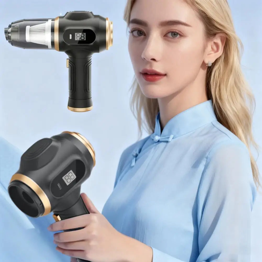 USB Charging Car Vacuum Cleaner High Power Strong Suction High Capacity Long-lasting Battery Machine Household Vacuum Cleaner