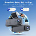 2025 NEW 6MP Dash Cam Dual Lens 4G Driving Recorder Car DVR Camera GPS 24-Hour Parking Monitoring APP Remote Monitoring