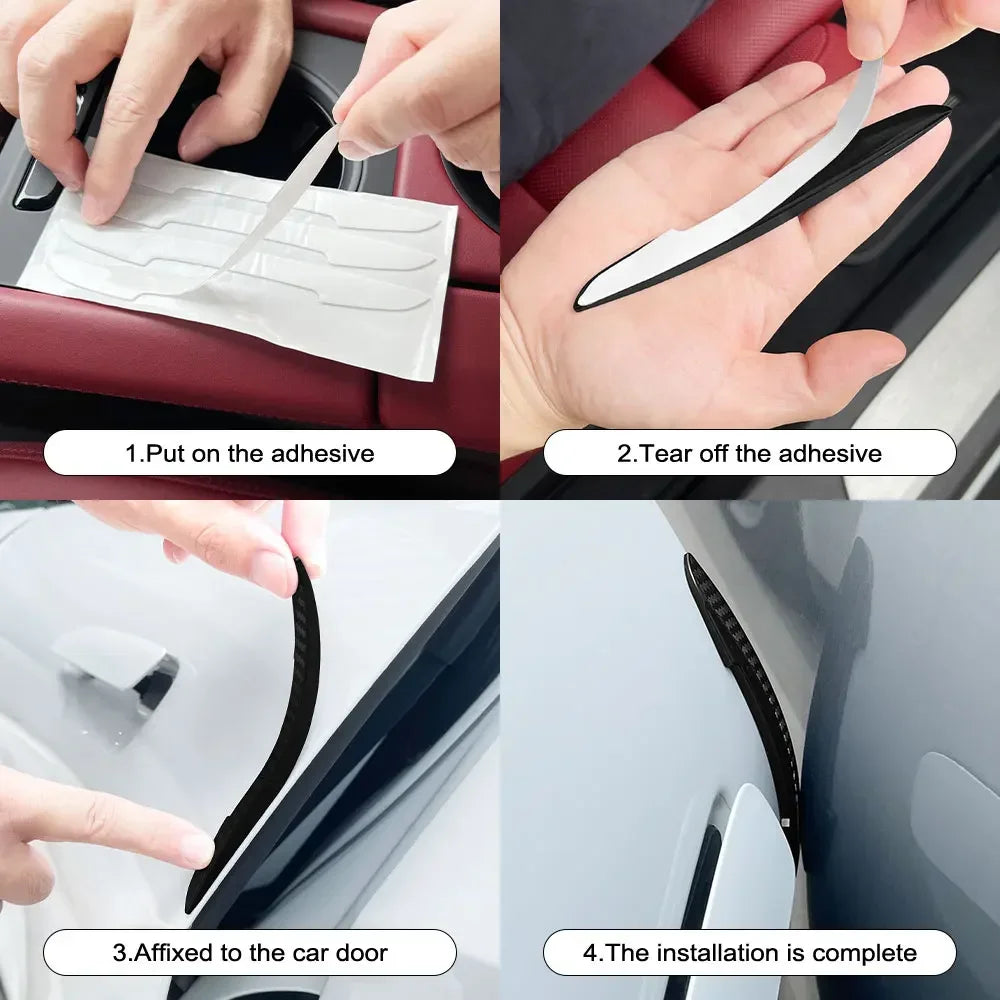 Car Door Anti-Collision Strip Accessories For Skoda Octavia Fabia Rapid Superb Kodiaq Scala Karoq Citigo Kamiq Roomster Enyaq