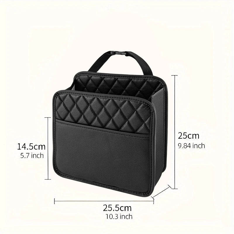 Car Seat Back Organizer - Multi-Functional Storage Bag/Garbage Bin for Rearseat