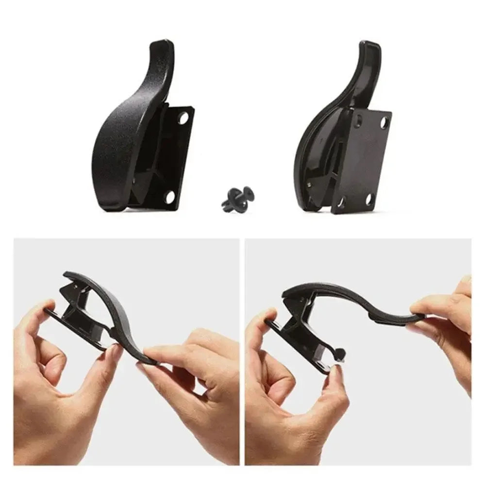 2Pcs Car Seat Back Hook Multi-purpose Trunk Umbrella Mount Holder Car Umbrella Storage Organizer Holders Universal Car Accessory