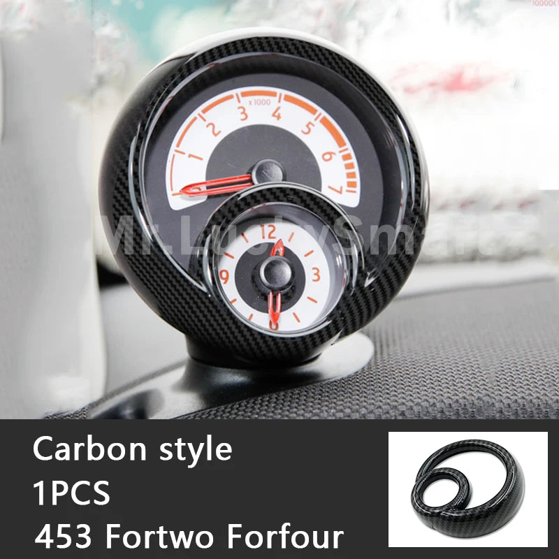 Carbon Car Interior Decoration Accessories ABS Protection Modification Sticker For Smart 453 Fortwo Forfour Car Exterior Styling
