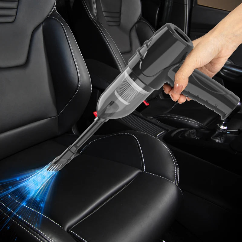 Portable wired car vacuum cleaner with powerful suction, handheld vacuum cleaner for quick vacuuming of pet hair in car