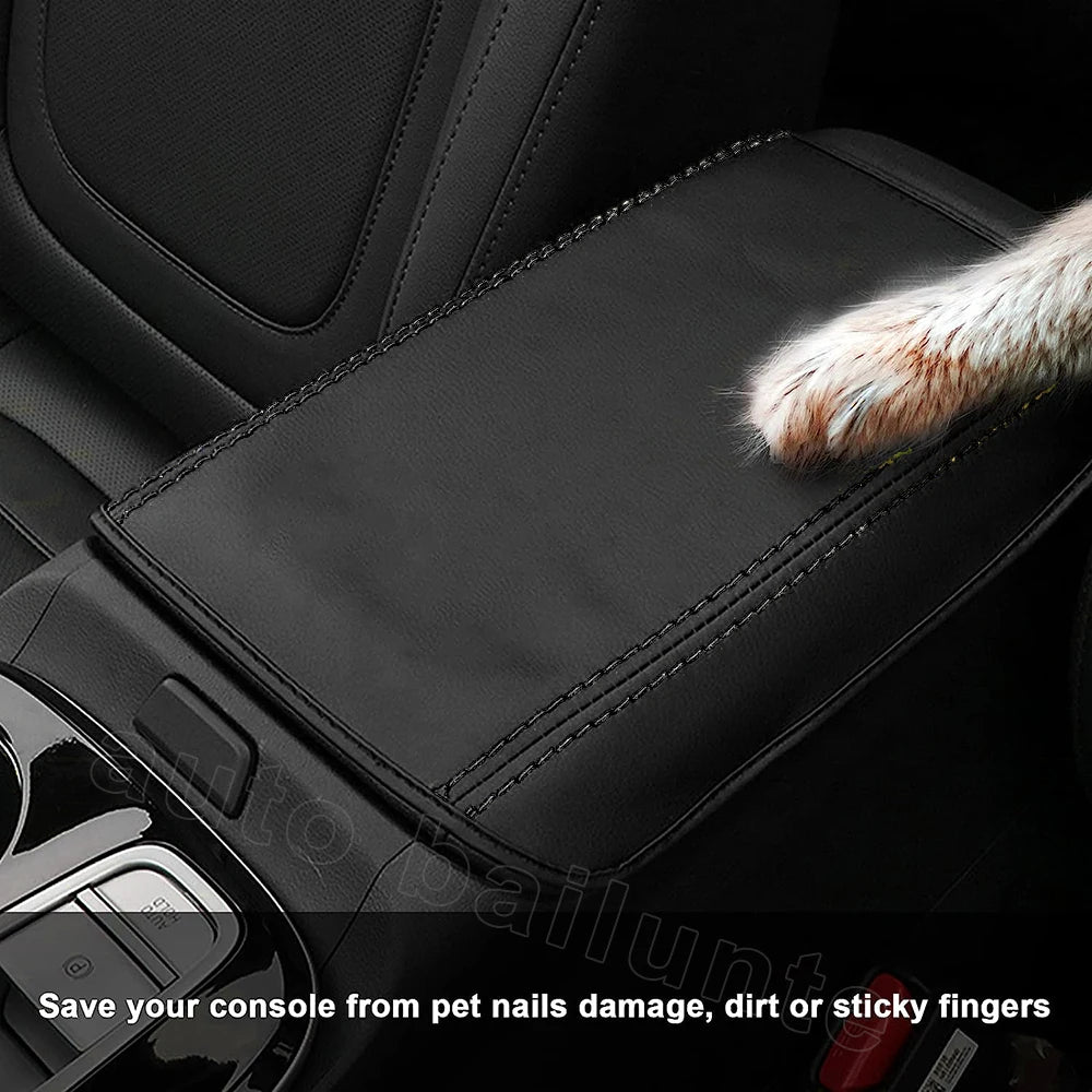 For Hyundai Tucson 2022 2023 Central Control Armrest Box Protective Cover Handrail Cover Leather Cover Car Interior Accessories