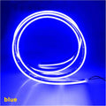 LED Car Hood Lights Flexible Engine DRL Daytime Decorative Running Light Auto Eyebrow Lamp RGB Turn Signal Lamp Ambient Lamp 12V