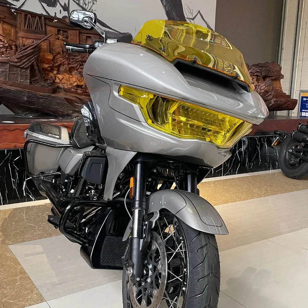 Motorcycle Accessories Headlight Cover Protector Headlamp Guard Fairing For Harley CVO Road Glide ST 23 24 Road Glide FLTRXSE