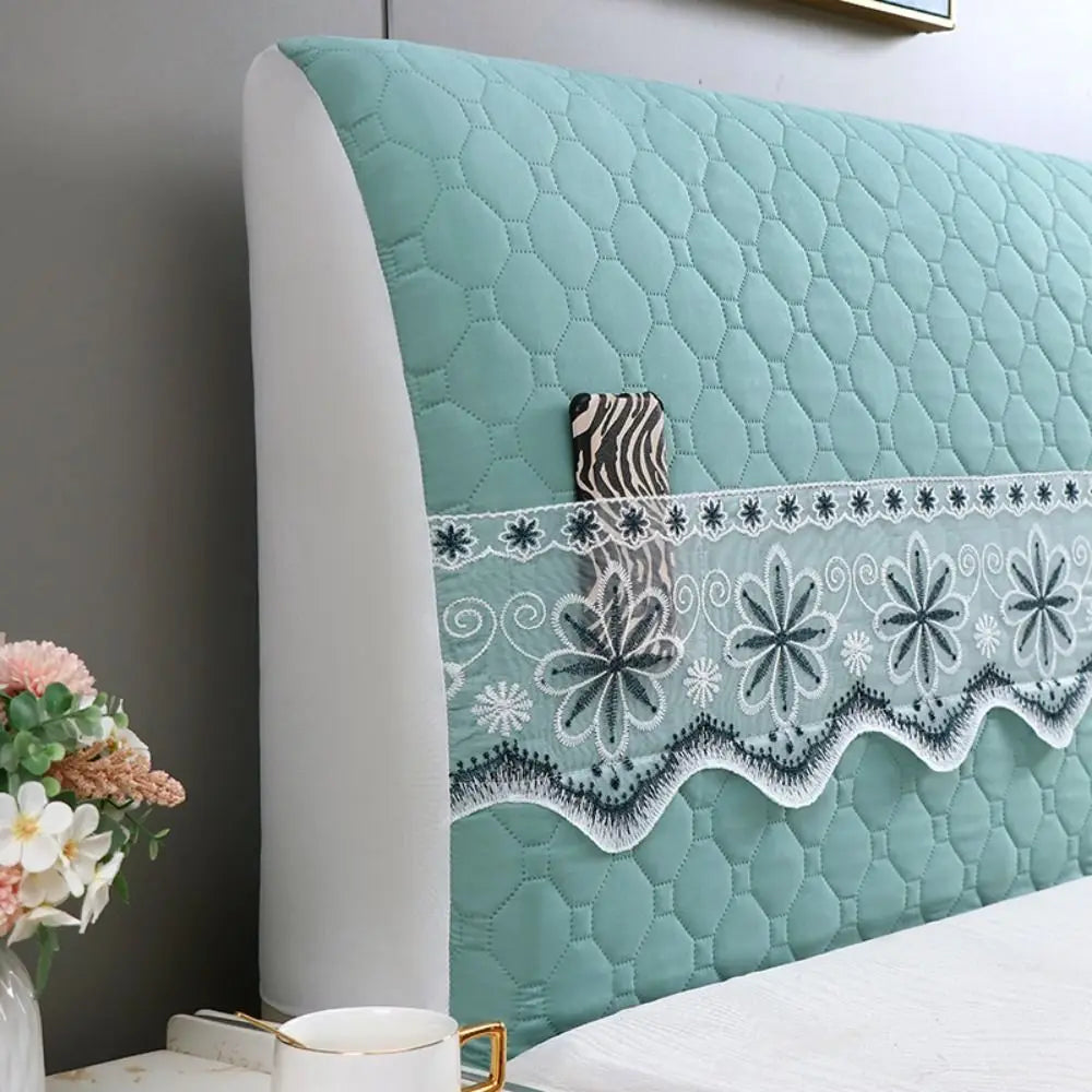 Elastic Anti-Collision Bed Head Cover Detachable All-inclusive Headboard Cover Thickened Luxury Soft Bedside Dust Cover