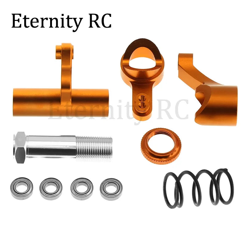 Metal Steering Cup Rear Hub Carrier Steering Assembly Motor Mount for ZD Racing DBX-07 EX-07 1/7 RC Car Upgrade Parts