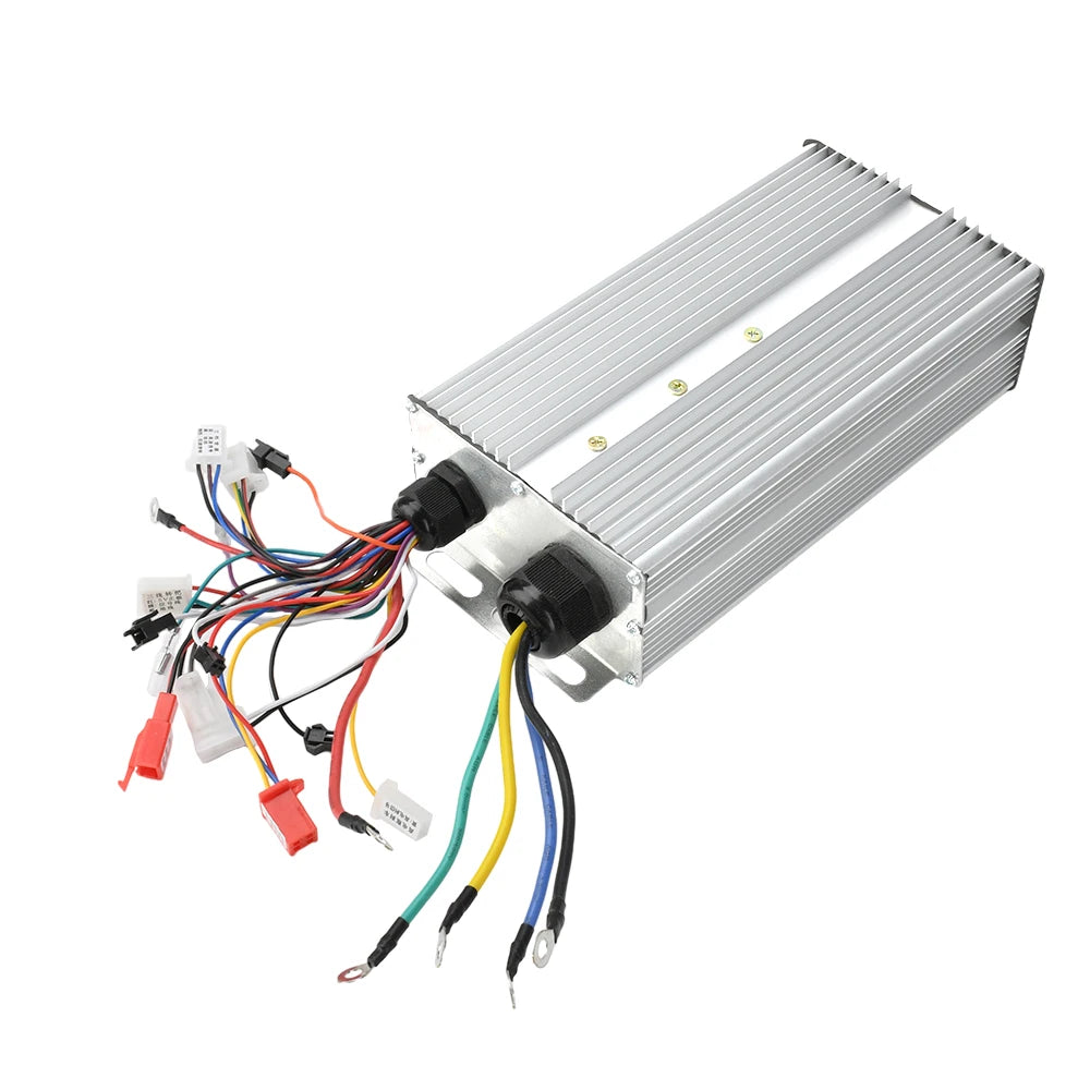 Electric Vehicle Controller 48V/60V/72V/84V 3000W Double Row Intelligent Brushless Controller MOS Tube SKST049N08 Splash Proof