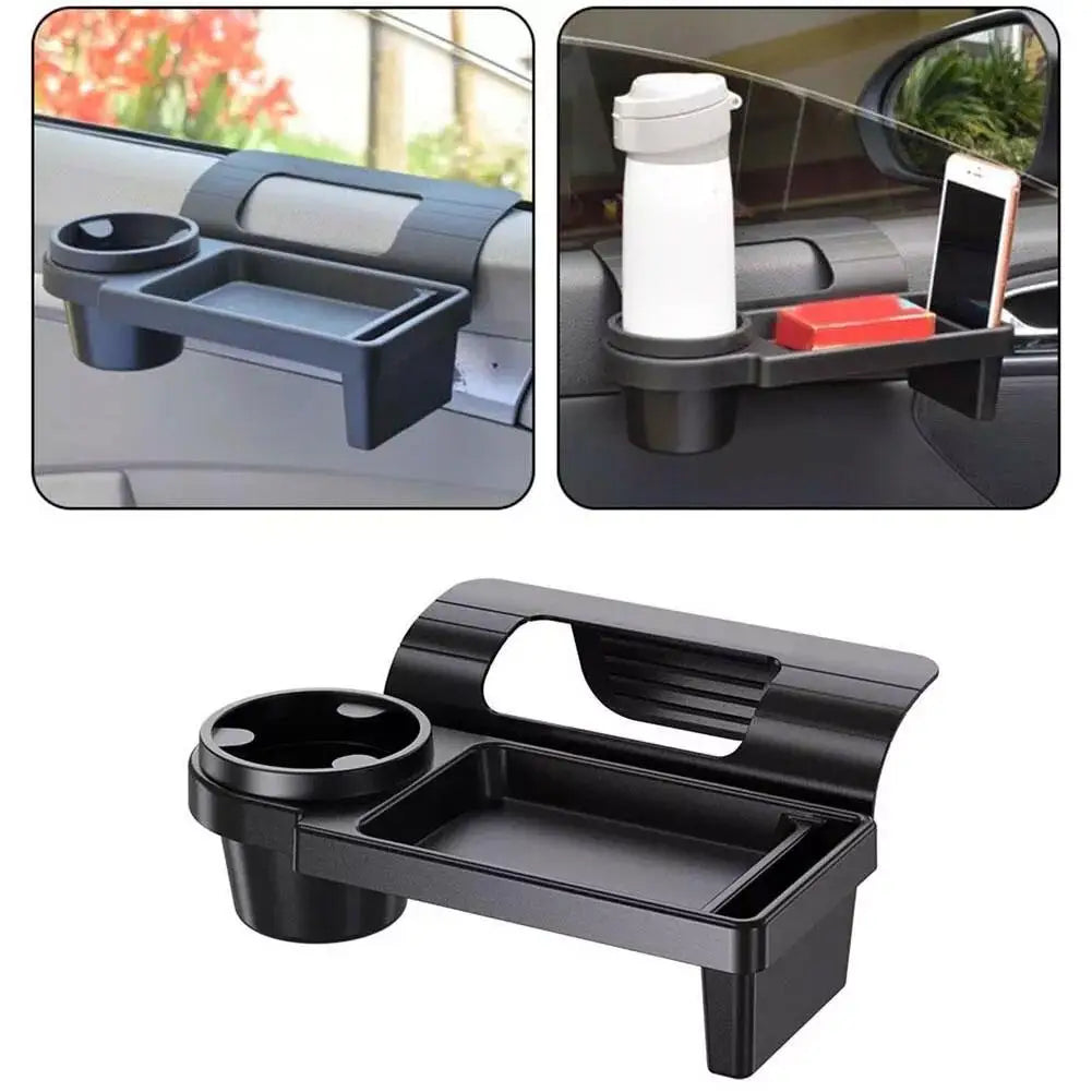 Multifunctional Car Organizer Box Side Door Window Auto Large Interior Slot Drink Hanging Rack Storage Capacity Cup Phone