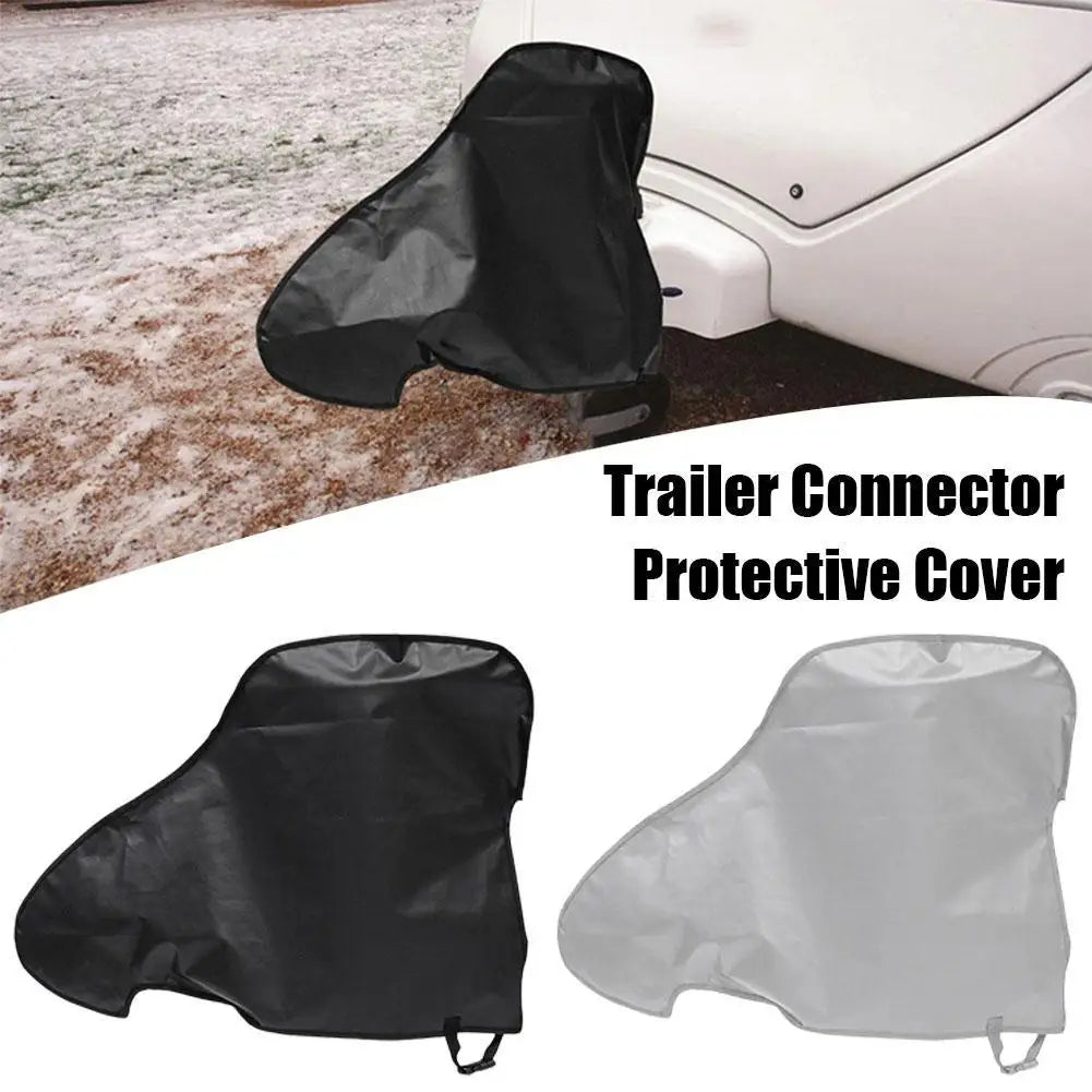 Accesorios para RV, cubierta de enganche de remolque, cubierta protectora para gato de lengüeta para caravanas, remolques, accesorios para RV