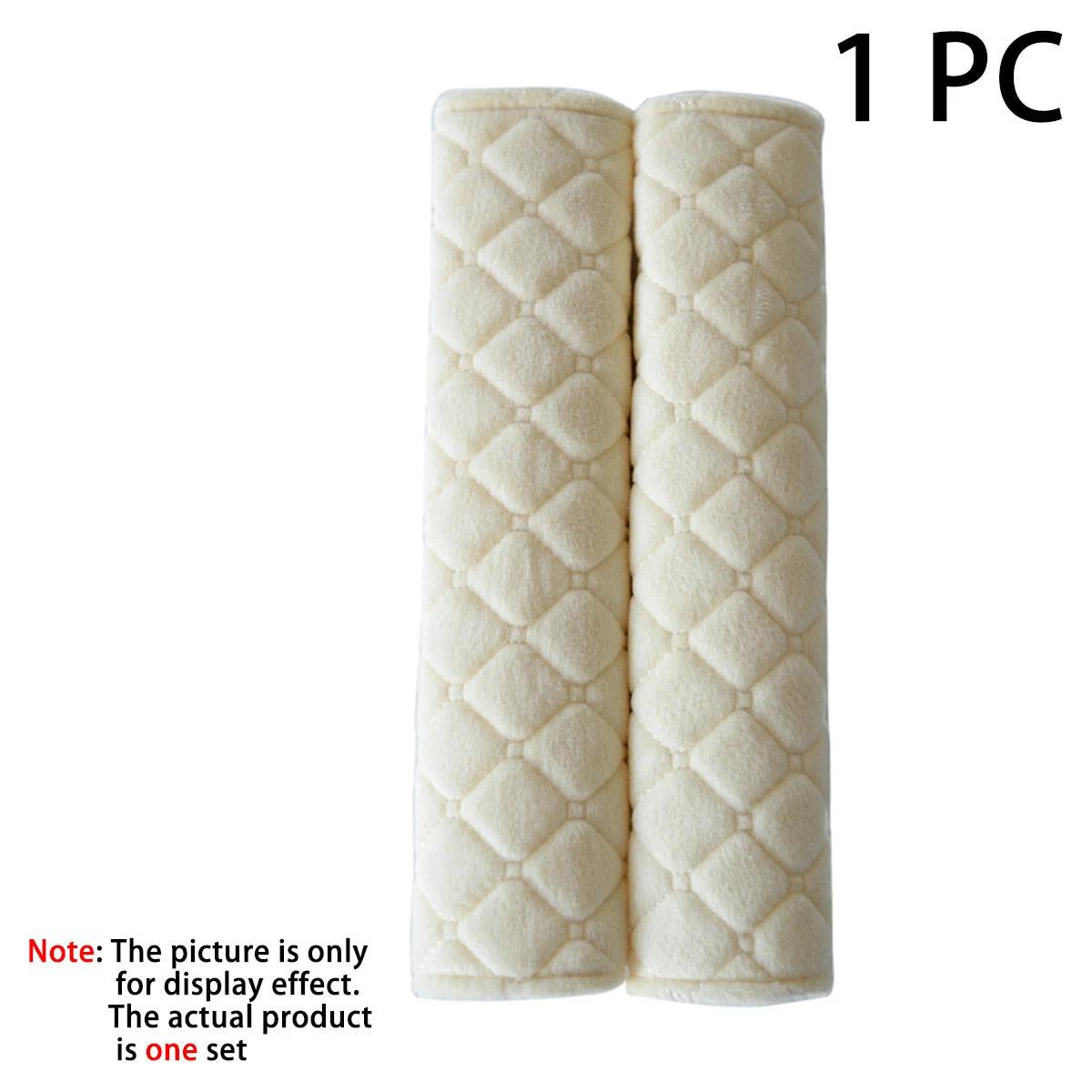 Comfortable and Adjustable Seat Belt Covers in Soft Velvet Fabric - Perfect for Car, Truck, SUV, Backpacks