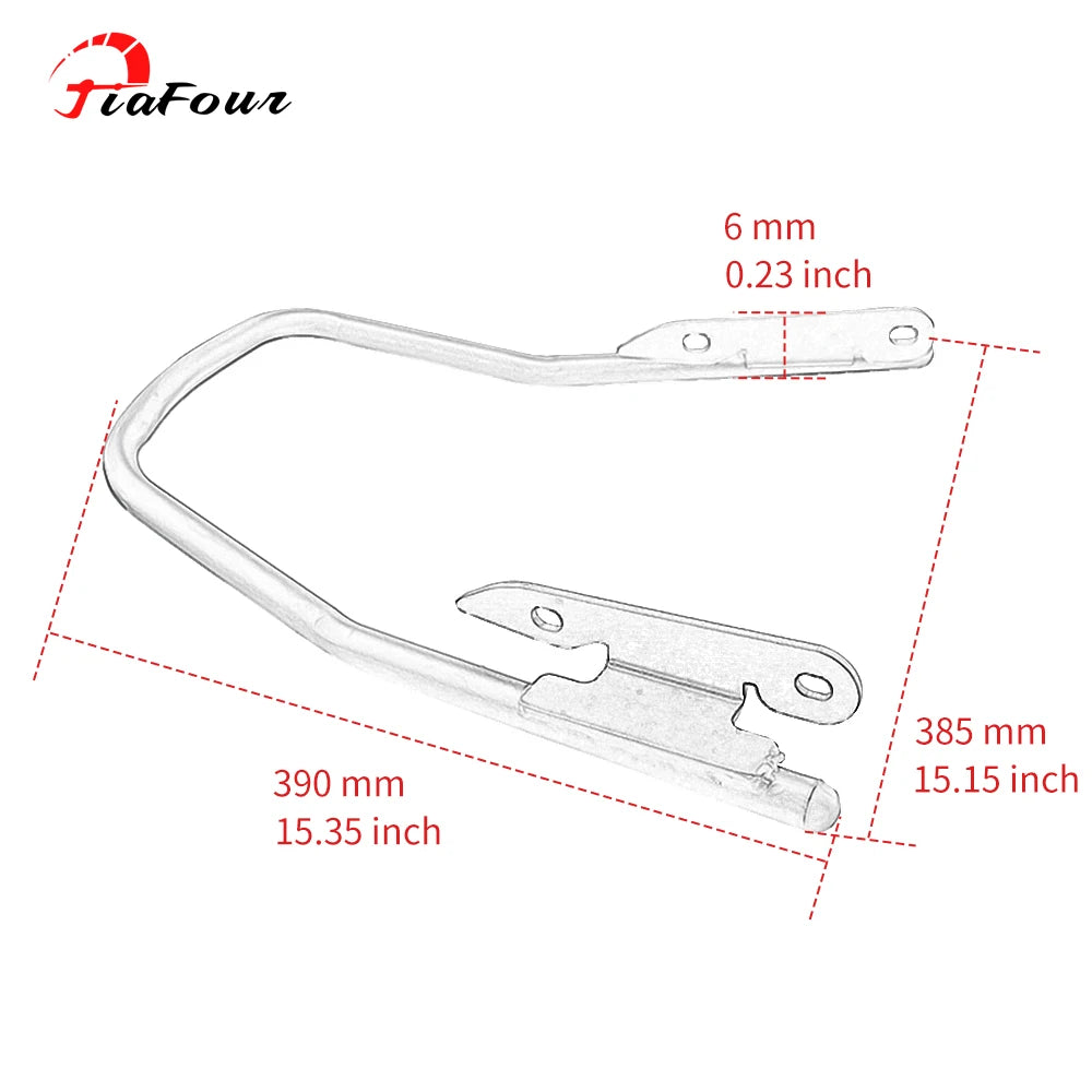 Motorcycle Accessories For Trident 660 2021-2024 Rear Seat Grab Bar Handles Seat Hand Armrest Handle Rail luggage Rack