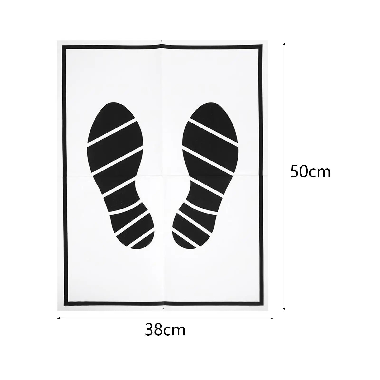 50 Pieces Disposable Paper Car Detailing Folding Floor Mats Waterproof Vehicle Foot Mat for Hotel Suvs Kitchen Home Trucks