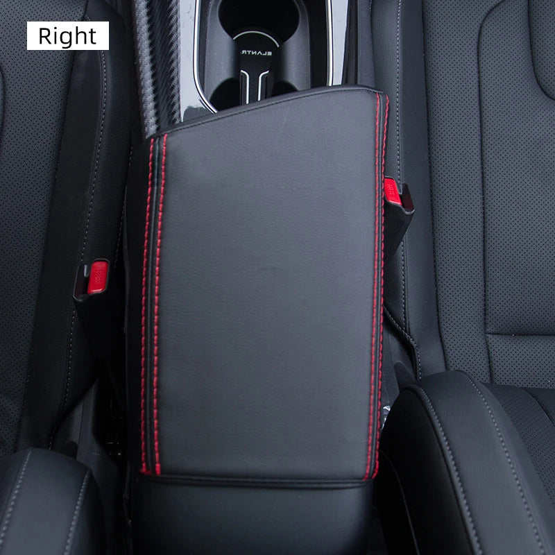 For Hyundai Elantra CN7 Accessories 2021 2022 2023 2024 Car Center Armrest Box Leather Protective Cover Car Decorate