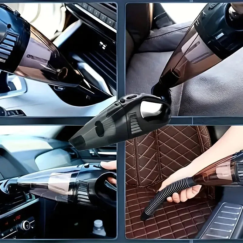 Clean Any Mess, Anywhere. Portable Vacuum for Car Seats, Home Sofa & Tight Spaces. The Ultimate Quick-Clean Tool.