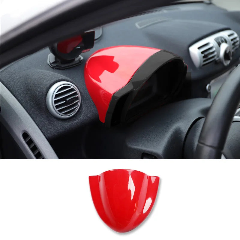 Car ABS Plastic Decorative Cover Red Modification Products For Mercedes Smart 451 Fortwo Interior Sticker Styling Accessories