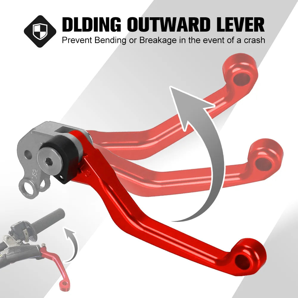 Pivot Brake Clutch Levers For Beta RR 250 300 350 390 430 480 2T 4T Motorcycle Accessories Dirt Pit Bike Brakes Handles Lever
