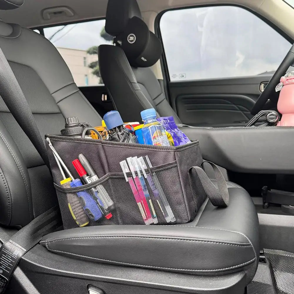Foldable Car Trunk Organizer Multi Pocket Large Trunk Storage Organizer Box Save Space Car Seat Organizer Car Trunk Storage Box