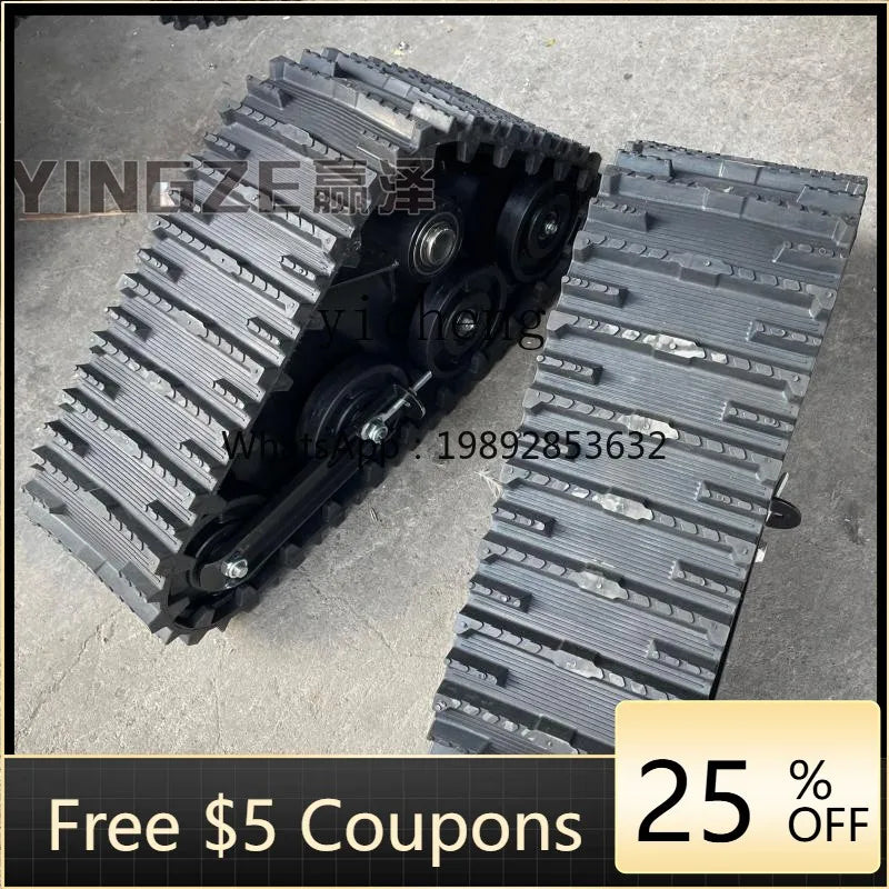 TQH Snow Quad Ares ATV Off-Road Motorcycle Kart Accessories Modified Rear Axle Track Wheel Rubber Track