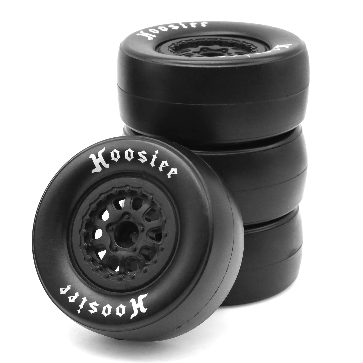 RS RC Rear Drag Racing Belted Wheel Tires  for 1/10 RC Truck Car Slash 2WD Losi 22S DR10 Tension pulling ash