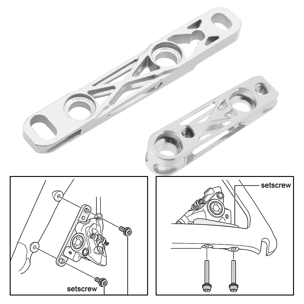 Bike Bicycle Part Accessories Front and rear brakes adapter For Road Bike Disc Brake Converter Aluminum Alloy lightweight