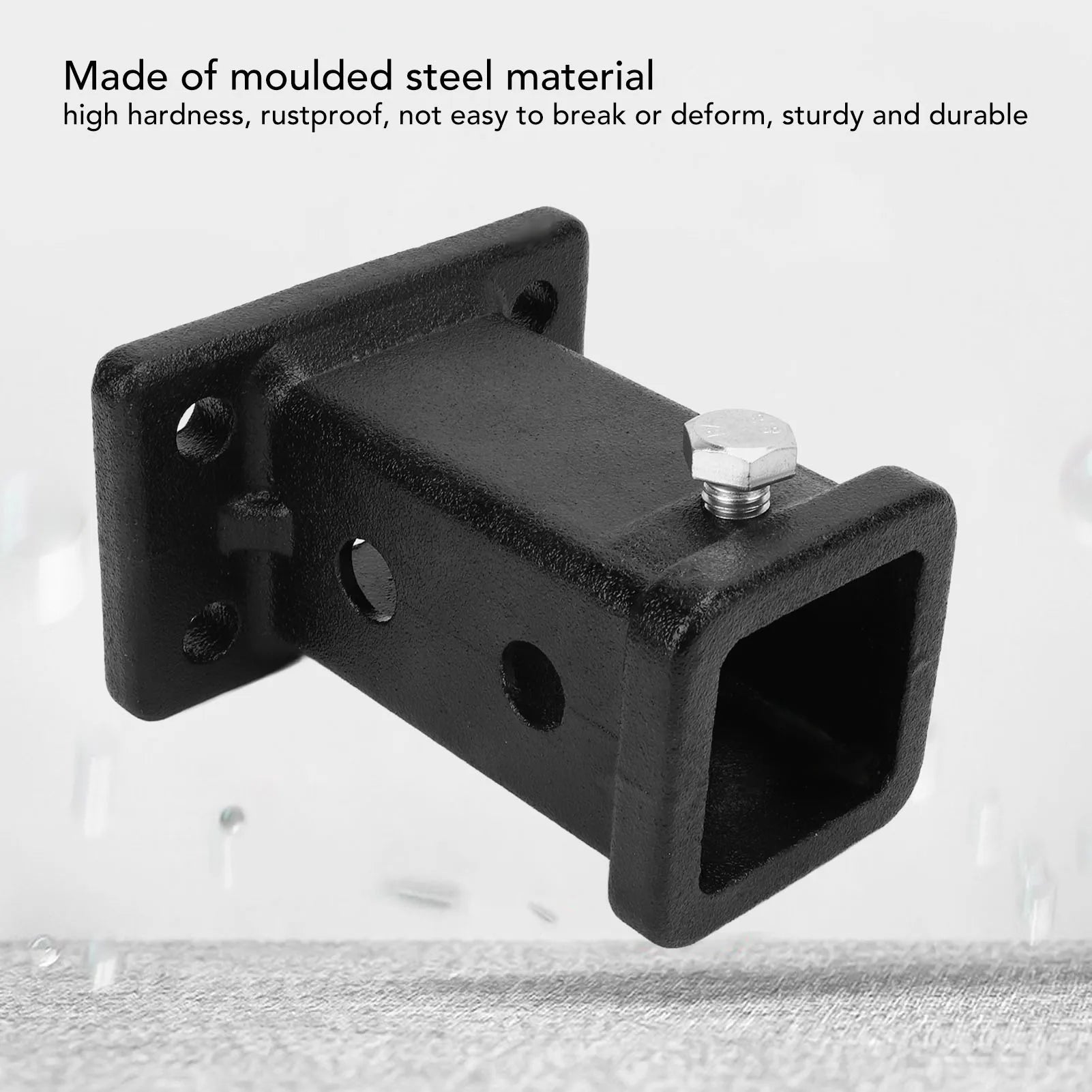2in Bolt On Receiver Tube Trailer Hitch Receiver Adapter Universal for Pickup Trucks