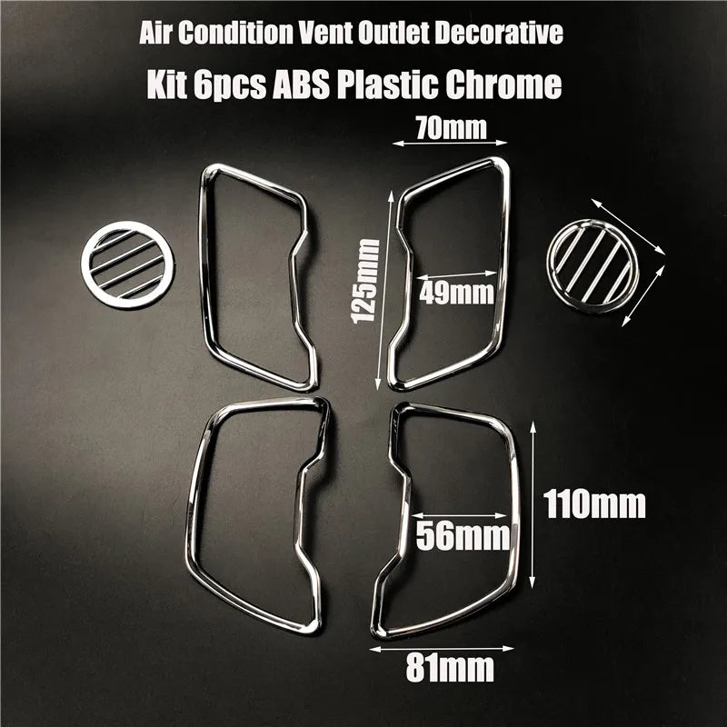 Car-Styling Car interior air vent decorative trim frame car styling for kia Sportage R 2011-2017 Auto Accessories