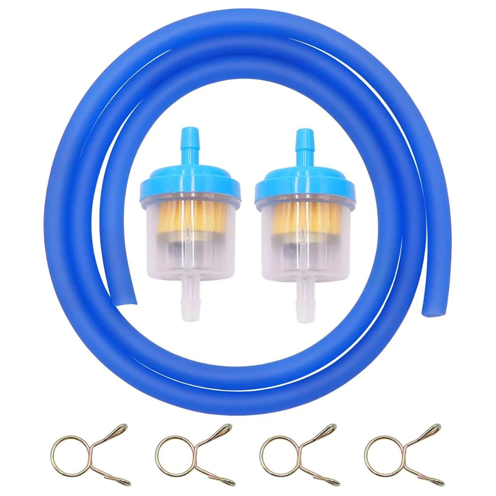 5mm Gas Fuel Filter Hose Tube Line for ATV Motorcycle Dirt Bike Go Kart Moped Pocket Bike Tao Tao Scooter with Fuel Filter