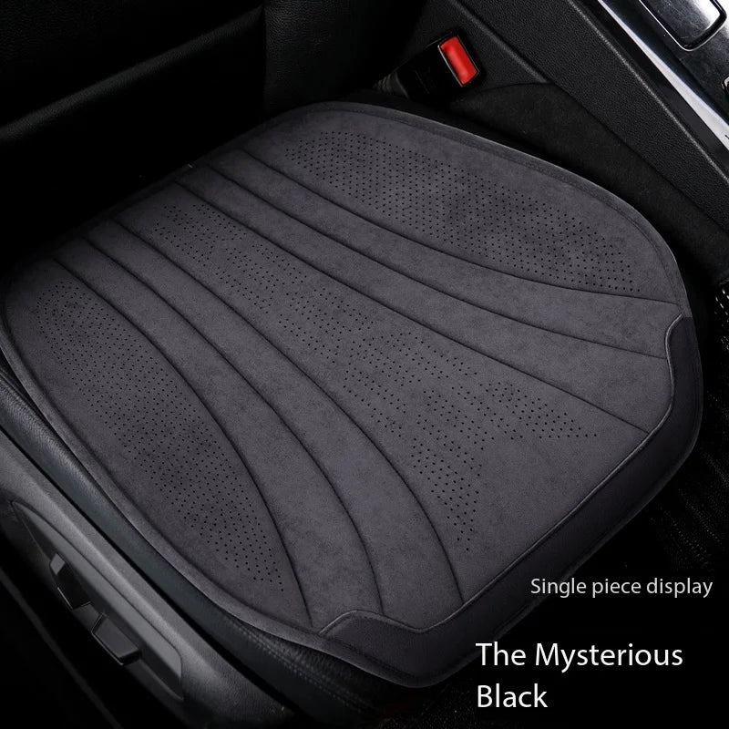 Soft Suede Car Seat Covers Breathable Front/rear Seat Anti-slip Cushions Universal Size Car Interior Seat Protection Accessories