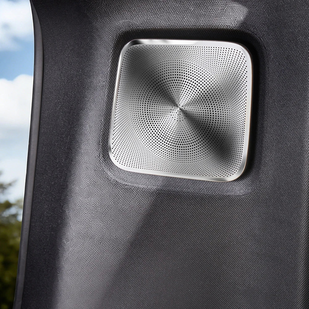 Car Door Horn Cover Audio Frame Fit For CHERY ICAR V27 2025 2026 Interior Stainless Steel Patch Modification Accessories