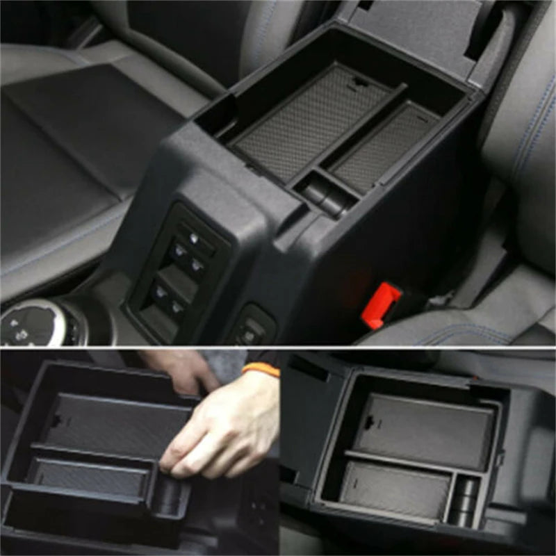 Car Center Console Organizer Armrest Storage Box For Ford Bronco 2/4 Doors Car Storage Container Stowing Tidying Accessories
