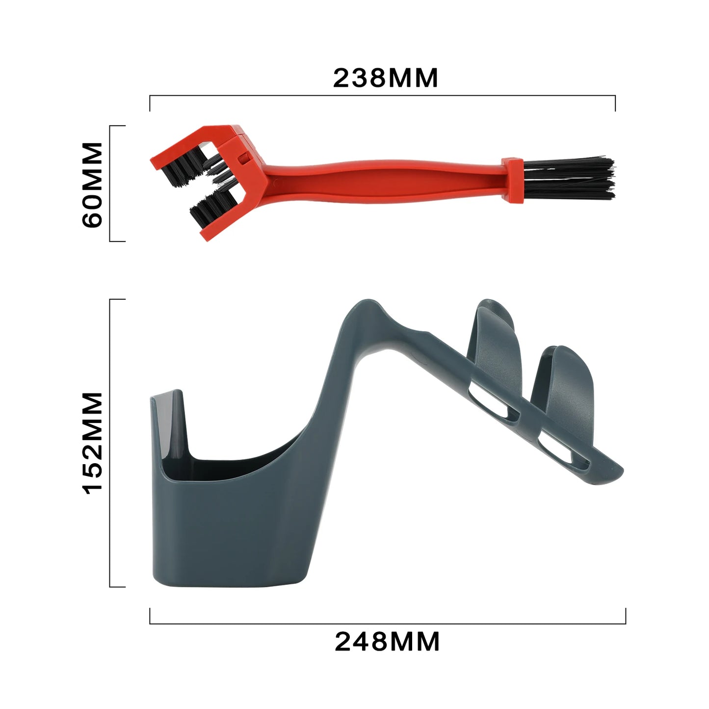 Motorcycle and Bicycle Oil Storage Tool Box Chain Cleaner Chain Oil Anti-splash Tool Set Anti-splash Tool Set