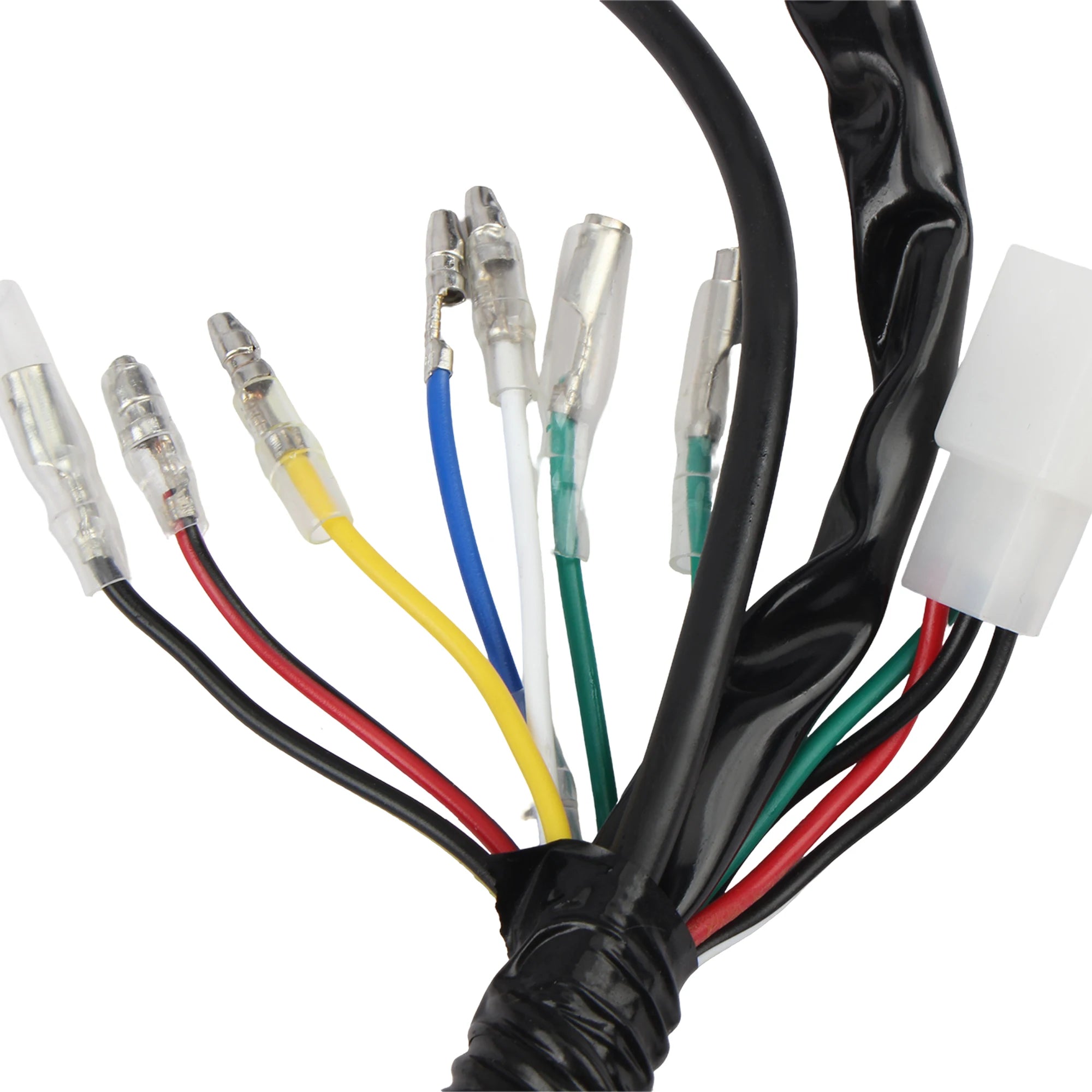 ATV Electrics Wiring Harness Spark Plug CDI Ignition Coil Key Switch Kit Dirt Bike UTV Quad Go Kart Motorcycle 50cc-110cc