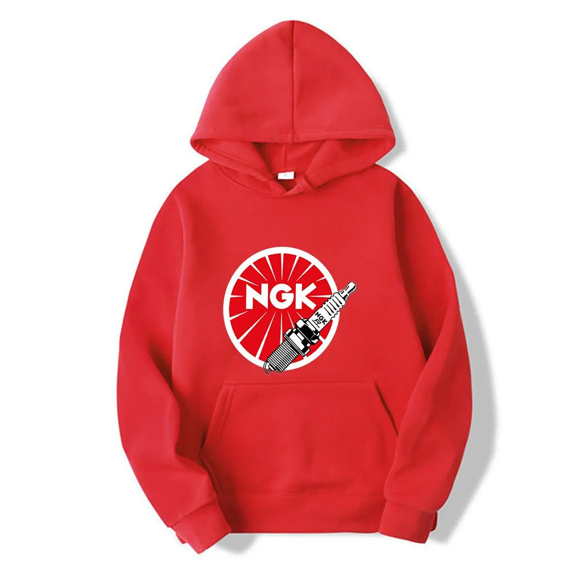 JDM Spark Plugs, NGK Racing hoodies sports fans plus size tops blacks men clothes