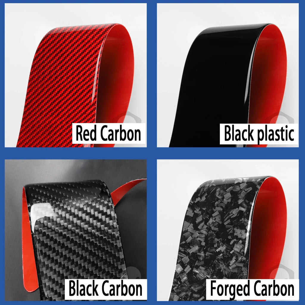 For Dodge Challenger 2015-2020 Accessories Carbon Fiber Car Interior Speedometer Surround Panel Trim Sticker