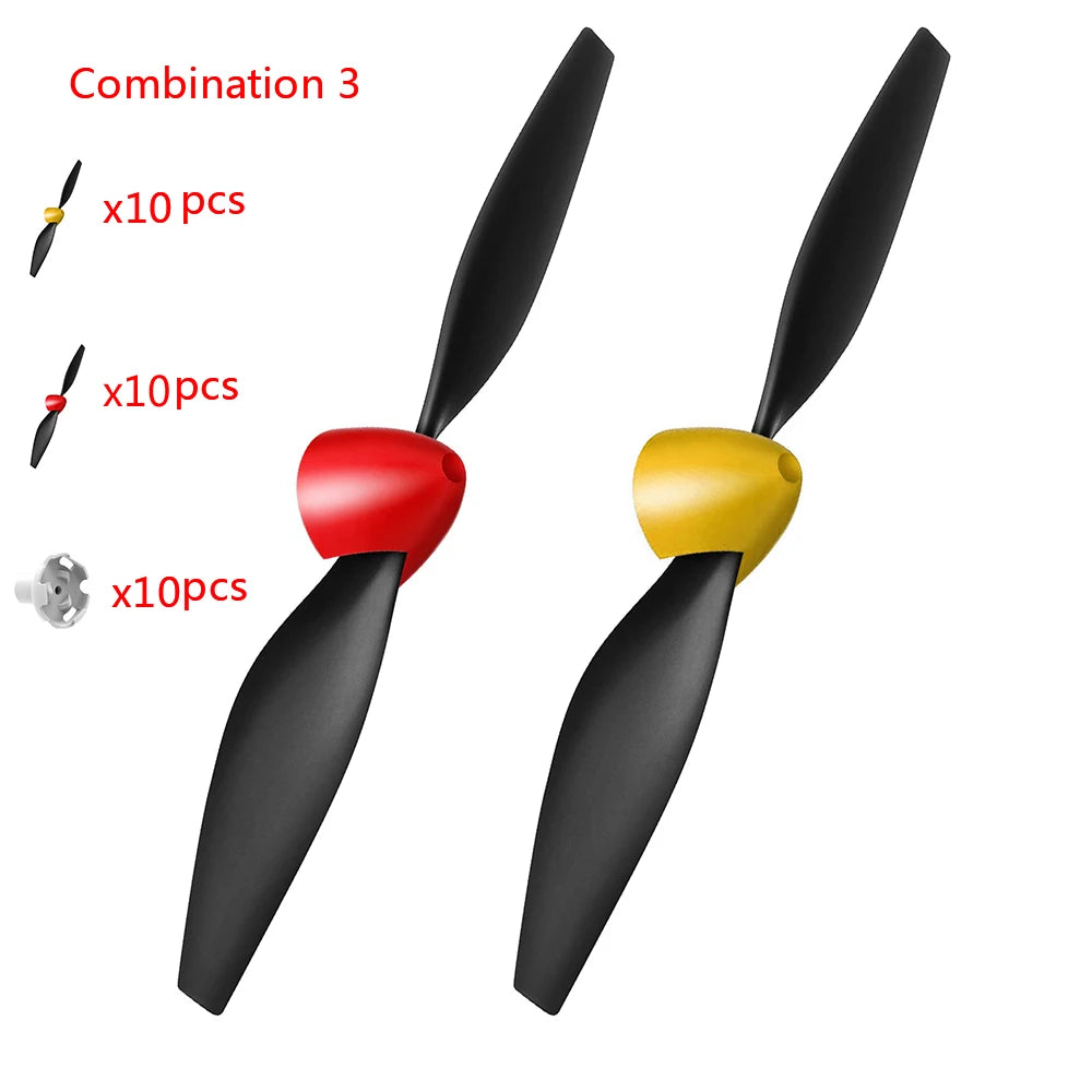 VOLANTEX 76 Series RC Aircraft 2-Blade Propeller With Protective Seat and Adapter, Suitable For P51D, F4U, T28, P40, BF109