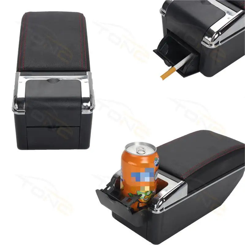 For Chery A1 2007-2011 car armrest box central storage box with cup holder car interior modification details accessories