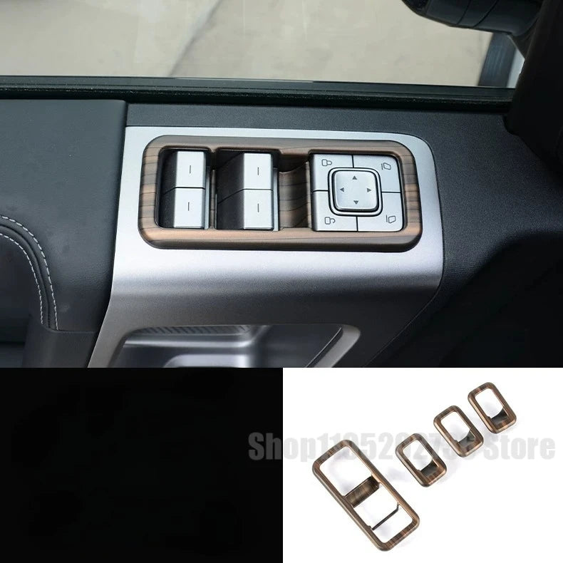 for Chery iCAR V23 2025 2026 Interior Accessories Control Overlays Cover Trim Door Handle Gear Shift Panel Steering Wheel