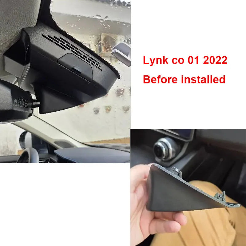 4K HD Plug And Play Dash Cam Wifi Car DVR Dual lens  For Lynk & Co 05 2020 2021 2022,lynk co 01 2022 With APP Control & G-sensor