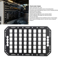 Truck Bed Molle Panel 432x273x2mm Aluminum Side Bed L Track Molle Panel for Sedan SUV Pickup Van RV Side Bed Molle Panel