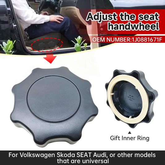 Car Seat Recline  adjustment knob For Volkswagen Skoda Citroen Audi Seat Adjustment Black Knob Car Accessories